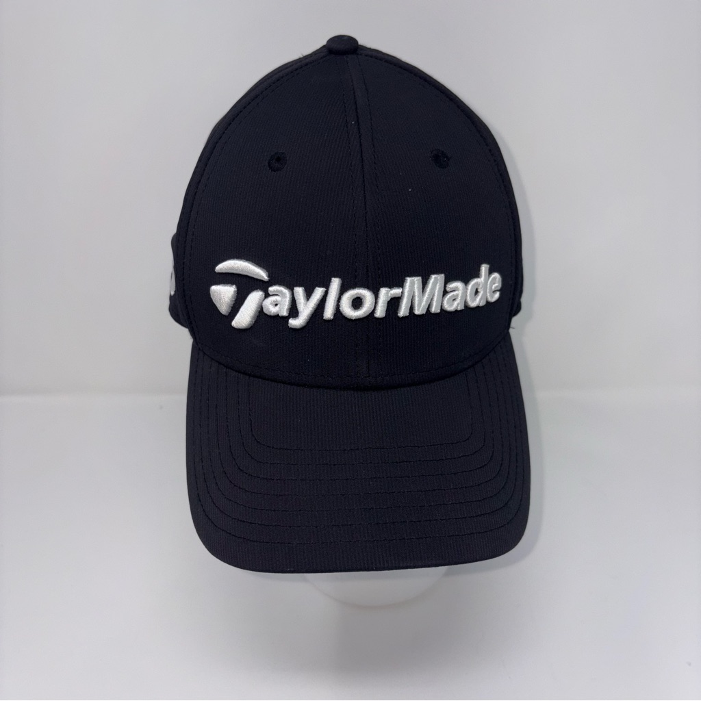 Taylormade White Logo M5 Tp5 Black Adjustable One Size Hat Cap Golf